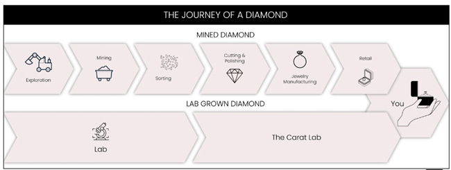 Carat Lab diamond journey