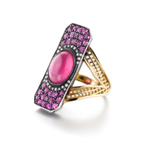 Ray Griffiths pink spinel ring