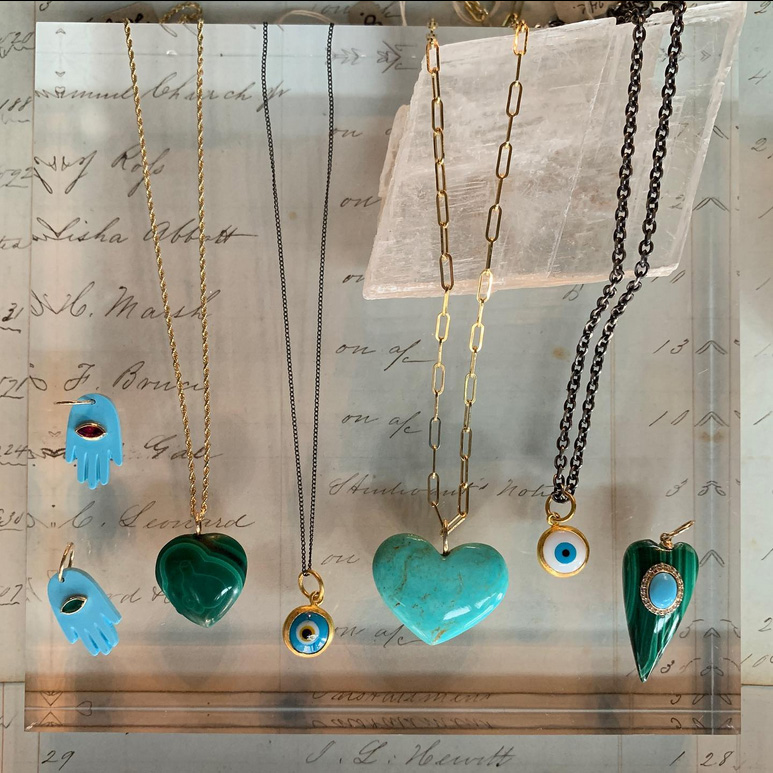 Stone necklaces at Gem Jewelry Boutique